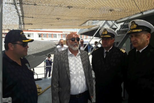 Με το πλήρωμα του «Γαύδος» ο Π. Κουρουμπλής
