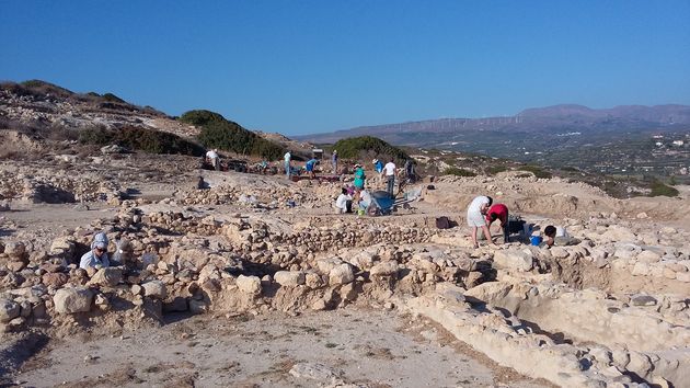 Στον αέρα η ανασκαφή στον Πετρά Σητείας