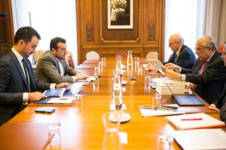 Για ψηφιακά έργα και ανάπτυξη συζήτησαν με Γκουρία, Παππάς-Χαρίτσης