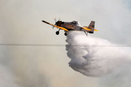 Υπό έλεγχο η δασική πυρκαγιά στην Κύμη Ευβοίας