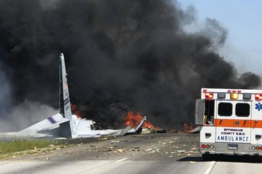 Βίντεο από τη μοιραία πτώση του C-130 στη Τζόρτζια