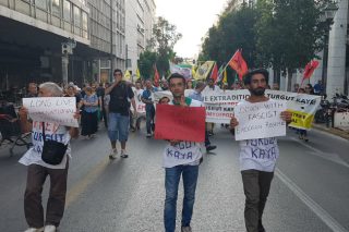 Δύο πορείες στο κέντρο της Αθήνας