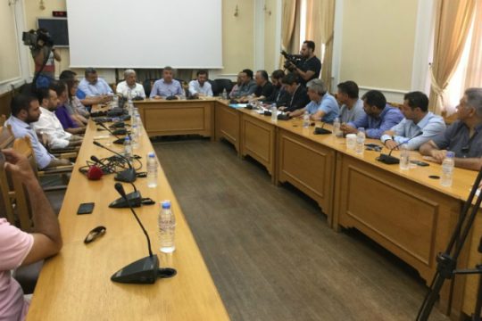 Συνάντηση του περιφερειάρχη με τους βουλευτές Κρήτης για τον ΒΟΑΚ