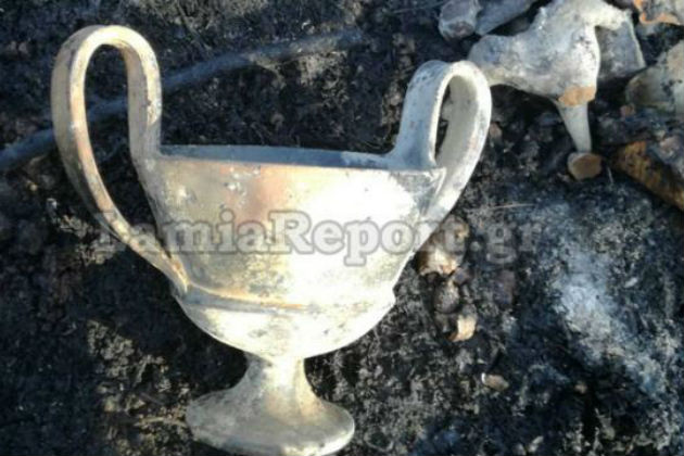 Πυρκαγιά αποκάλυψε αρχαία στη Φθιώτιδα
