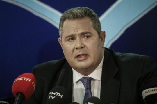 Καταψηφίζει πιθανή συμφωνία ο Καμμένος
