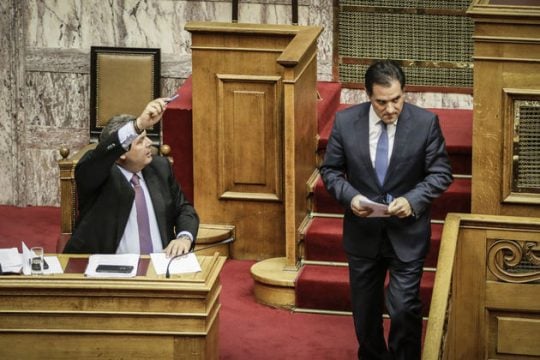 Γκραν πρι χυδαιότητας από Ν.Δ. και Π. Καμμένο