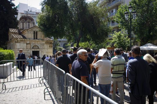 Το ύστατο «αντίο» στον Παύλο Γιαννακόπουλο