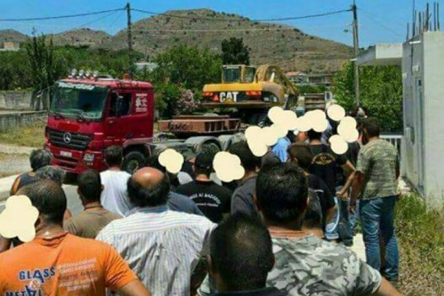 Μπλόκαραν ξανά τις εργασίες για τις ανεμογεννήτριες στο βουνό Κουρούπα