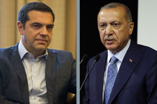 Συγχαρητήριο τηλεφώνημα Τσίπρα στον Ερντογάν