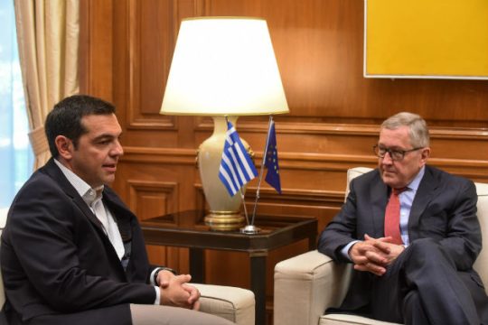 Συνάντηση Τσίπρα – Ρέγκλινγκ στο Μαξίμου