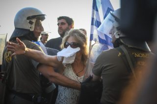 Θεσσαλονίκη: Μικροεπεισόδια στο συλλαλητήριο για το Μακεδονικό
