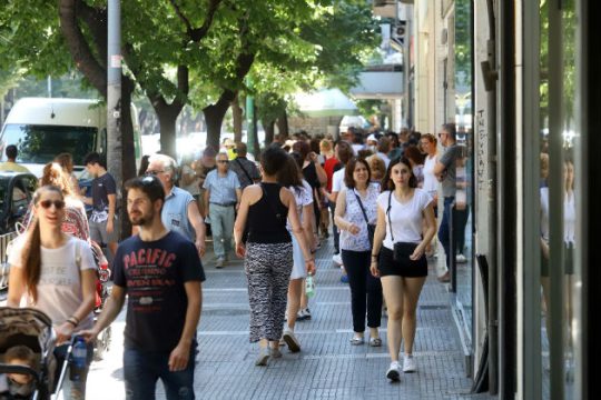 Υψηλές θερμοκρασίες στα ηπειρωτικά