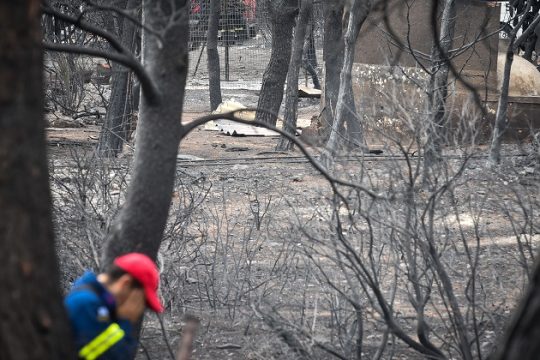 Το δράμα ενός πυροσβέστη