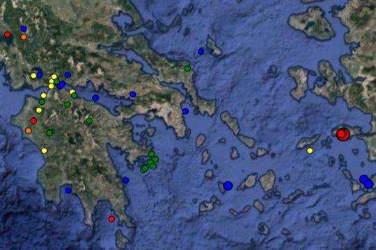 Σεισμός 4,3 Ρίχτερ στη Σάμο