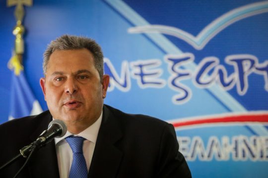 Ικανοποίηση Π. Καμμένου για το τέλος των μνημονίων