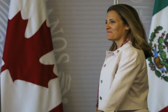 Ξανά στο τραπέζι για τη NAFTA ο Καναδάς