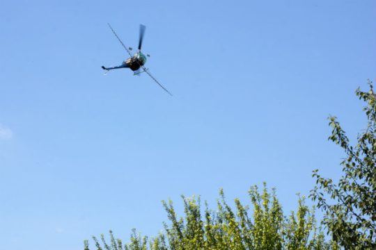 Αεροψεκασμοί κατά κουνουπιών στους ορυζώνες της Θεσσαλονίκης