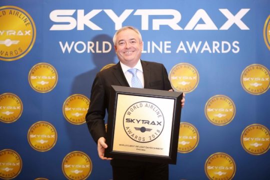 H Emirates κατακτά το 14ο συνεχόμενο βραβείο World’s Best Inflight Entertainment στα Skytrax World Airline Awards 2018