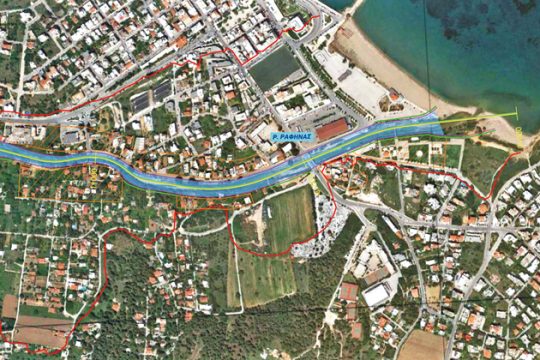 Ανησυχούν οι κάτοικοι για τα έργα στο Μεγάλο Ρέμα Ραφήνας