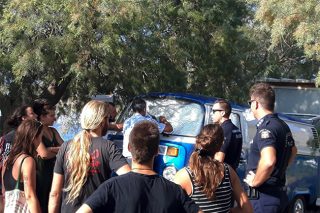 Ενταση στη Σούγια Χανίων για την ελεύθερη κατασκήνωση