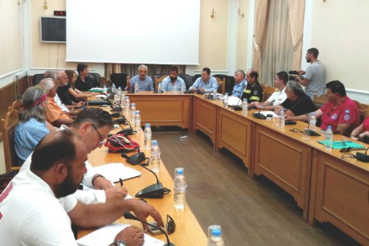 Ηράκλειο: Συνεδρίασε εκτάκτως το Συντονιστικό Πολιτικής Προστασίας