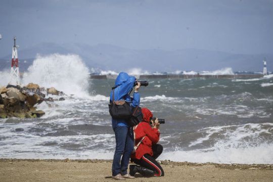 Ξεπέρασαν τα 125 km/h οι ριπές του ανέμου
