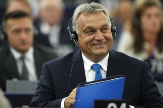Ψήφισμα για κυρώσεις στην Ουγγαρία του Ορμπαν