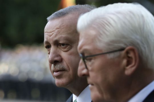 Βαριές κουβέντες στο επίσημο δείπνο Ερντογάν – Σταϊνμάγερ