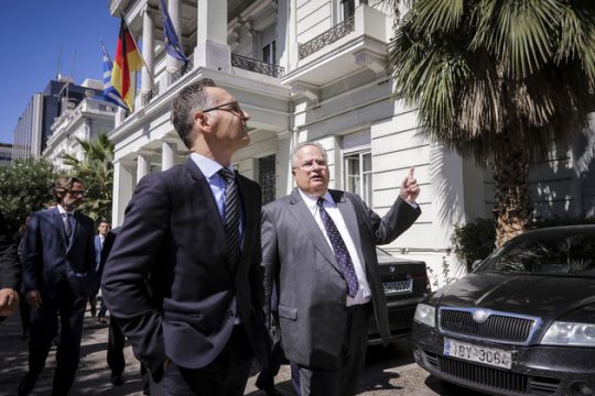 Ελληνογερμανική σύμπλευση και ενδοκυβερνητική διχόνοια