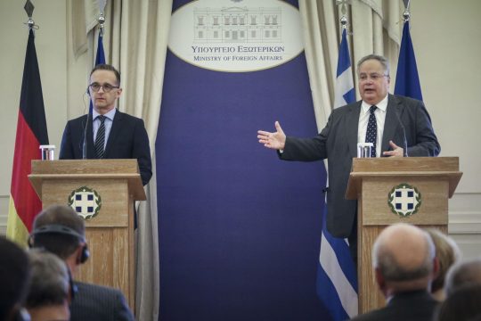 Εύσημα Μάας στον ελληνικό λαό για την έξοδο απ’ τα μνημόνια
