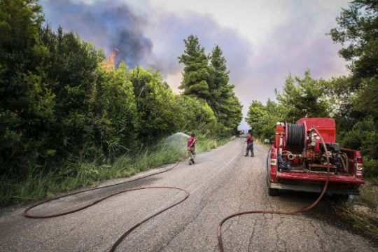 Οριοθετημένη η πυρκαγιά στη Ζάκυνθο