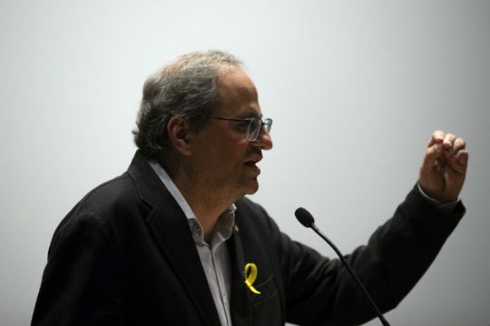 «Ανεξαρτησία ή τίποτα» ξεκαθαρίζει ο πρόεδρος της Καταλονίας