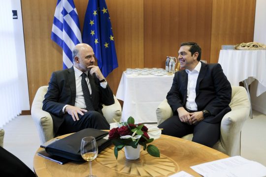 Τετ α τετ Τσίπρα με Μοσκοβισί, Μπούλμαν, Τσίμερ και Βέμπερ