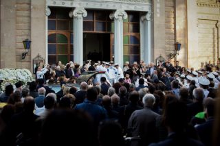 Υστατο χαίρε στον ήρωα του Αιγαίου Κυριάκο Παπαδόπουλο