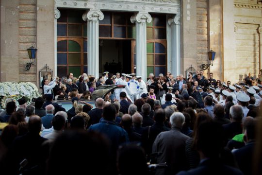 Υστατο χαίρε στον ήρωα του Αιγαίου Κυριάκο Παπαδόπουλο