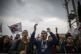 Νέα κινητοποίηση φοιτητών στο υπουργείο Παιδείας