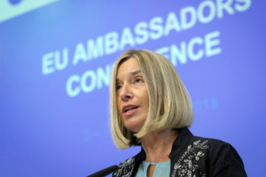 Φ. Μογκερίνι: Μοναδική ευκαιρία συμφιλίωσης η Συμφωνία των Πρεσπών