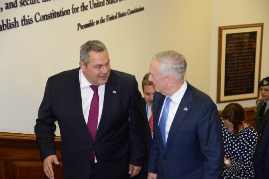 Εκτός (κυβερνητικής) γραμμής ο Καμμένος για ΠΓΔΜ και ΗΠΑ