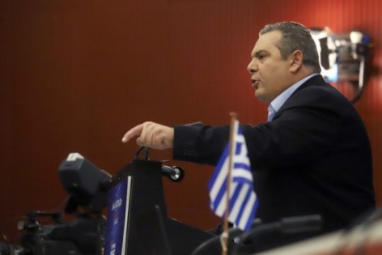 Καμμένος: Δεν θα πέσει η κυβέρνηση, συζήτηση ξανά τον Μάιο