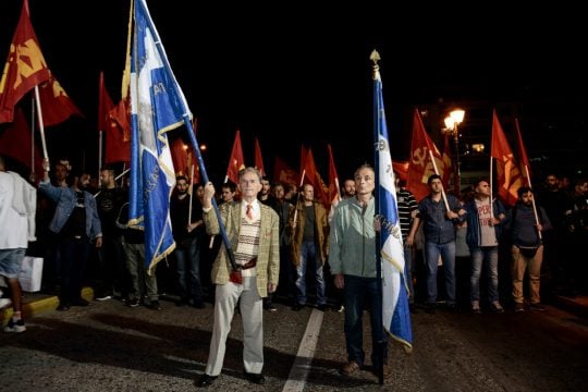 Εκδήλωση του ΚΚΕ για την απελευθέρωση της Αθήνας