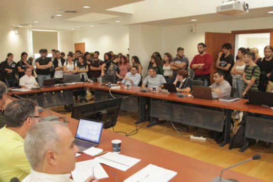 Ηράκλειο: Παρέμβαση φοιτητών στη Σύγκλητο του Πανεπιστημίου