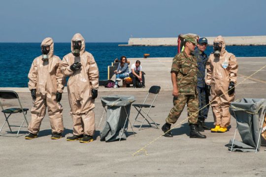 Αντιτρομοκρατική άσκηση στο λιμάνι της Ρόδου