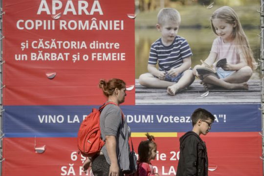 Δημοψήφισμα για τους γάμους ομόφυλων ζευγαριών στη Ρουμανία