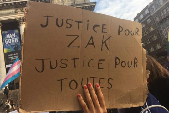 Διαδήλωση στις Βρυξέλλες για τον Ζακ Κωστόπουλο