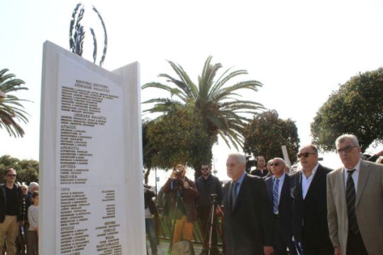 Μνημείο για τους 210 μαχητές της «Λεσβιακής Φάλαγγας» στη Λέσβο