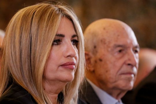 Συμβολική συνάντηση Φ. Γεννηματά – Κ. Σημίτη