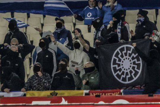Ναζιστική αθλιότητα στο ΟΑΚΑ