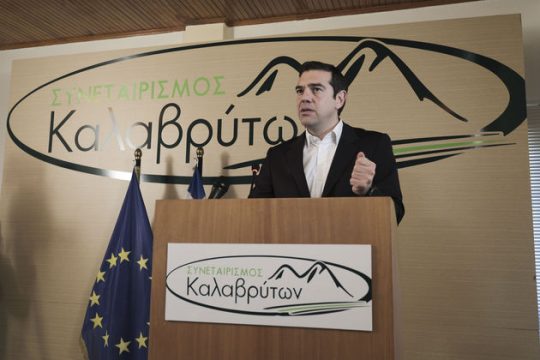 Ενισχύσεις στους κτηνοτρόφους ανακοίνωσε ο Αλ. Τσίπρας στα Καλάβρυτα