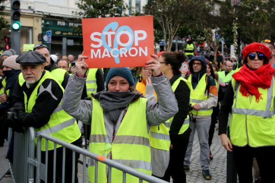 Με μειωμένη συμμετοχή οι κινητοποιήσεις των «κίτρινων γιλέκων»