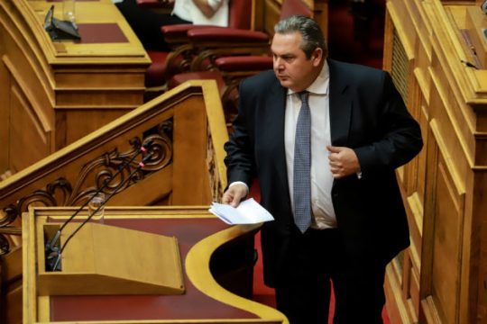 «Αποχωρούμε από την κυβερνητική πλειοψηφία, εάν έρθει στη Βουλή η συμφωνία»